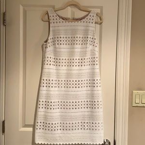 Die Cut Sleeveless Dress.